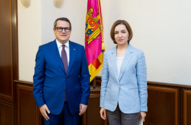 Maia Sandu l-a primit pe șeful SRI, Eduard Hellvig. Discuții despre reforma serviciilor din Moldova